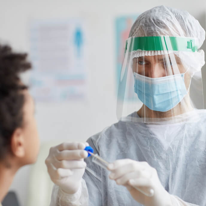Clinical laboratory specialist performing specialty lab testing services in Henry County, GA